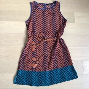 SugarLips Chevron Fall Shift Dress